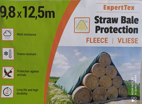 Plandeka okrywowa TopTex – ochrona dla bel, słomy i siana